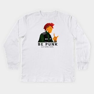 Read Banned Books, Be Punk Kids Long Sleeve T-Shirt